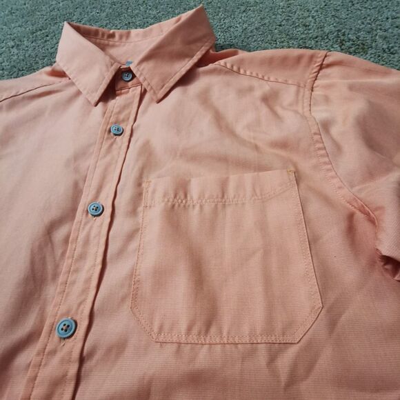 Men's Stio Shirt Button Down Long Sleeve | Color: Salmon | Size: S - Picture 4 of 12